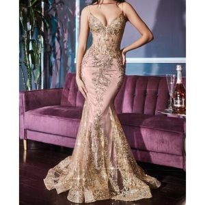 Mermaid style prom dress